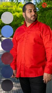Camisa-hombre Lisa Talle Especial