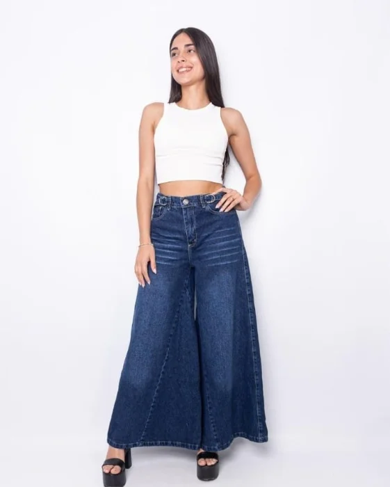 Maxi Palazzo  Jean Regulador Azul Dama
