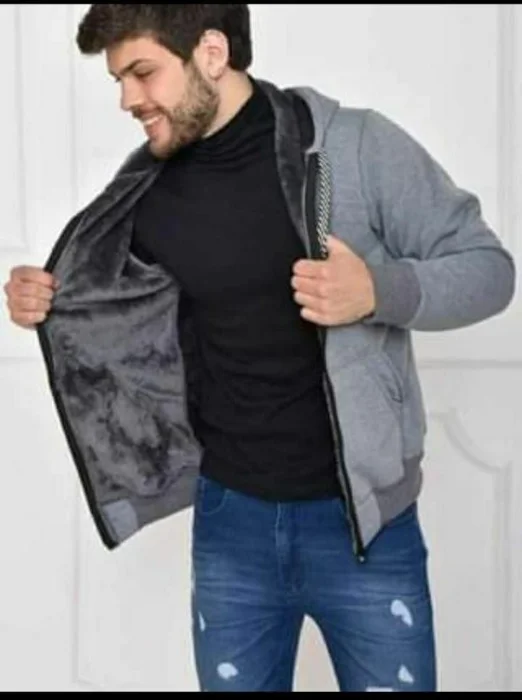 Campera Friza con Piel