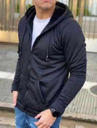Campera Friza con Piel - Miniatura 4