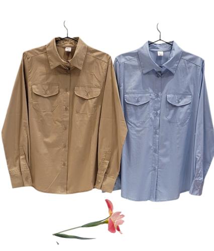 Camisa Poplin Elastizada