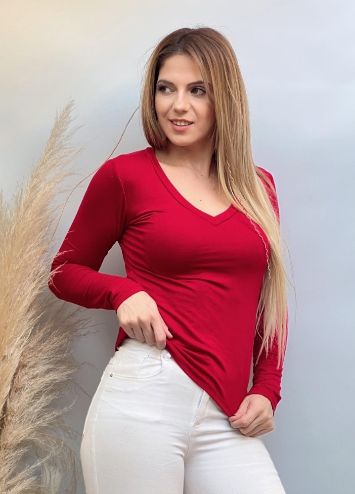 Camiseta Escote V - Imagen 1