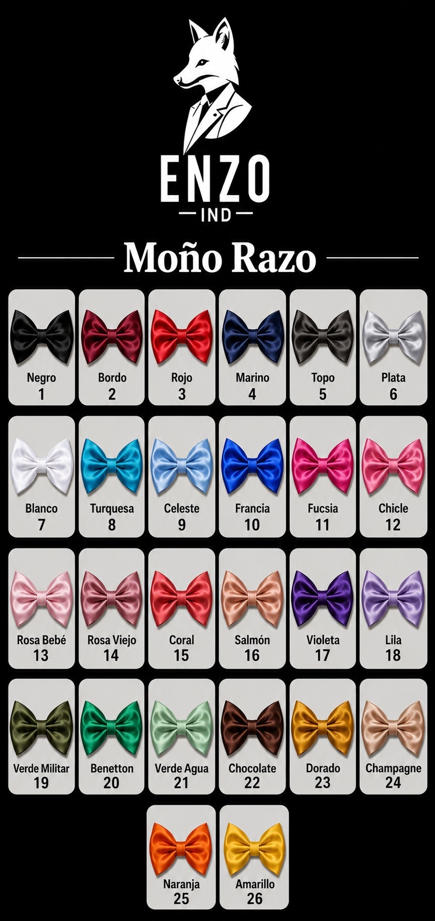 Moños Razo Hombre - Imagen 3