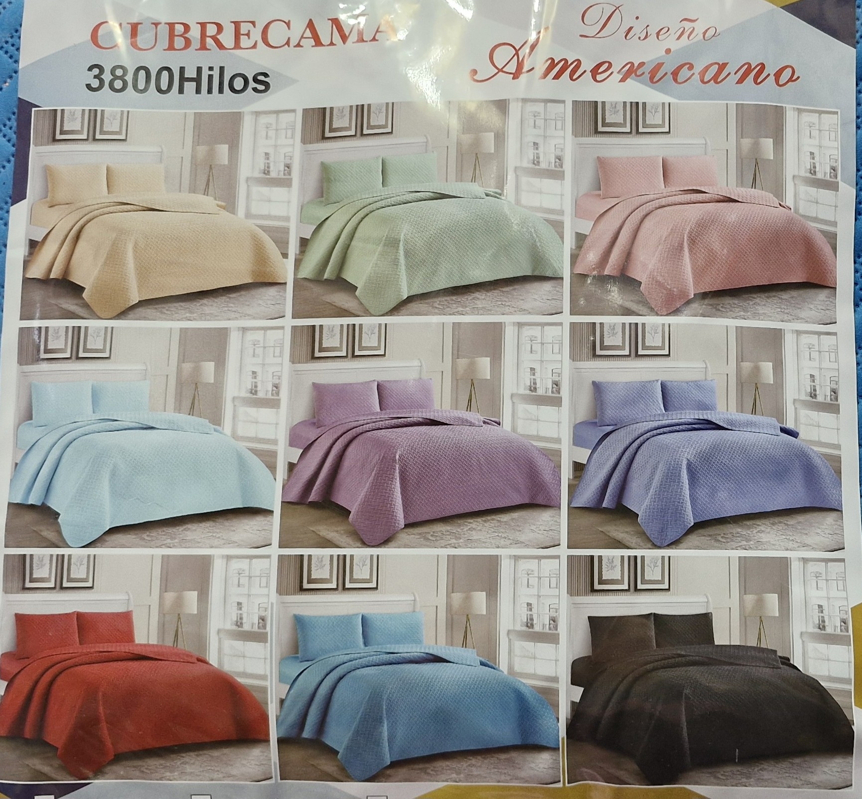 Colcha Verano 1plaza  con Fundas de Almohadas - Imagen 2