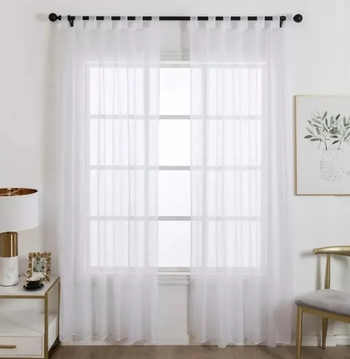 Cortinas de Voile Transparente