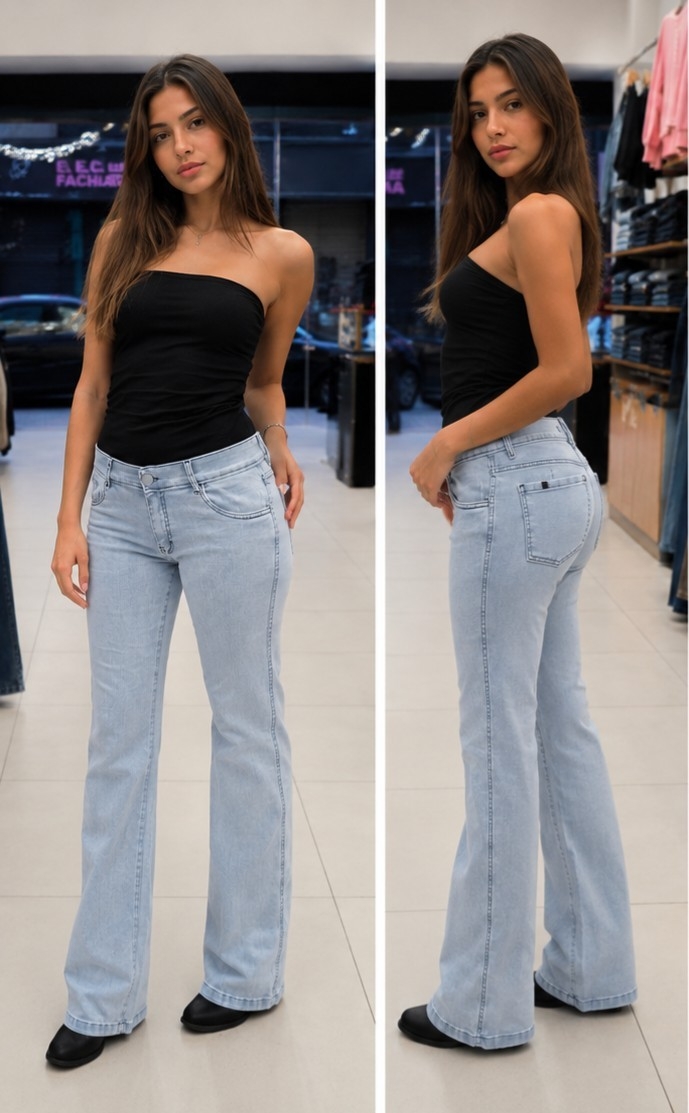 Jeans Clásicos Elastizado X Curva $18,000 X Mayor $19,000 - Imagen 1