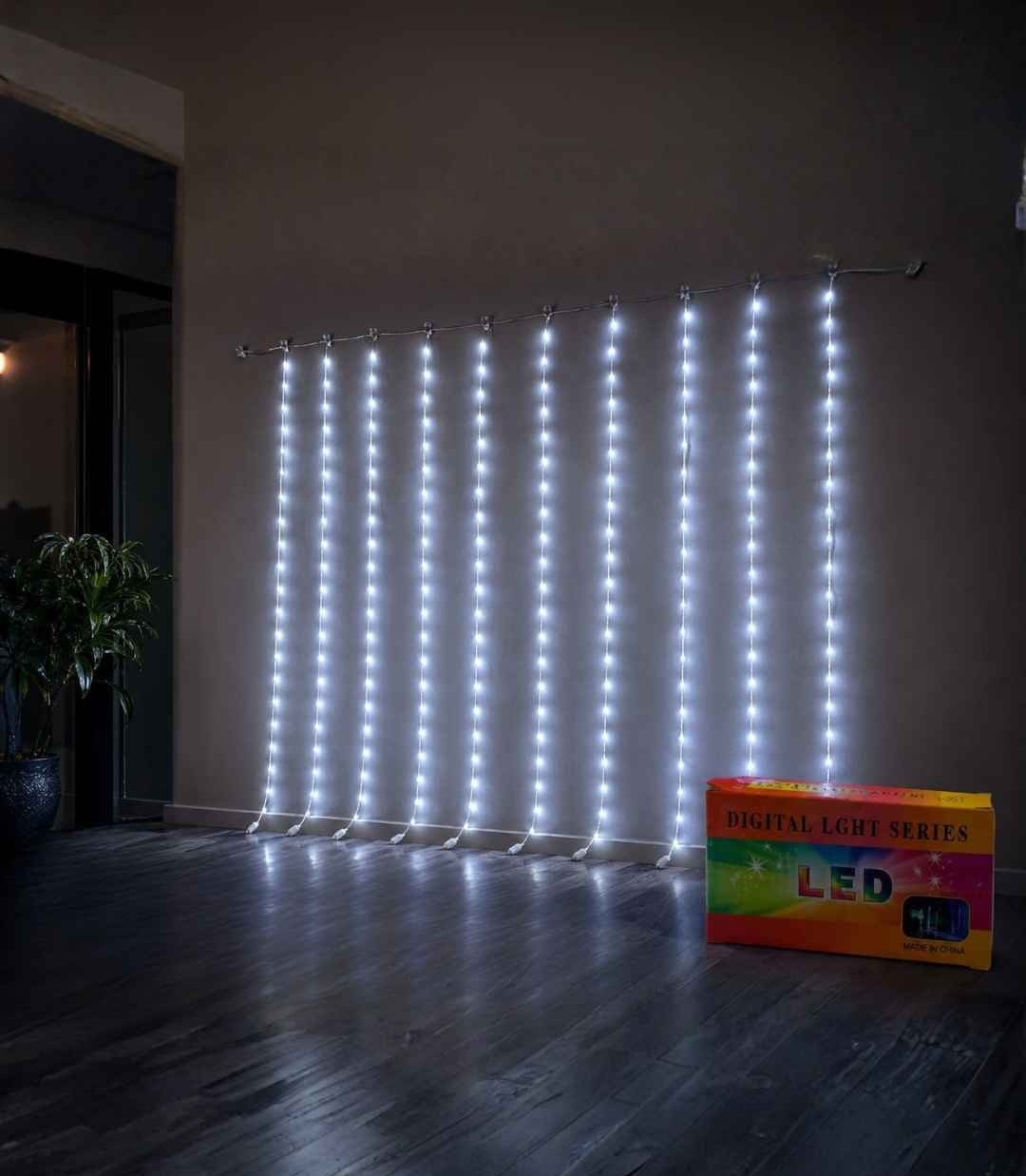 Cortina de Luces 3 X 3 Mts Luz Fria o Luz Calidad - Imagen 3
