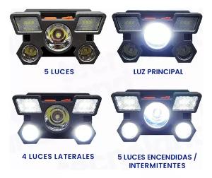 Linterna Minera 5 Led C/correa - Miniatura 3