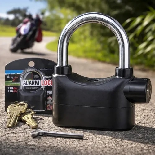 Candado con Alarma para Bici Moto - Imagen 1