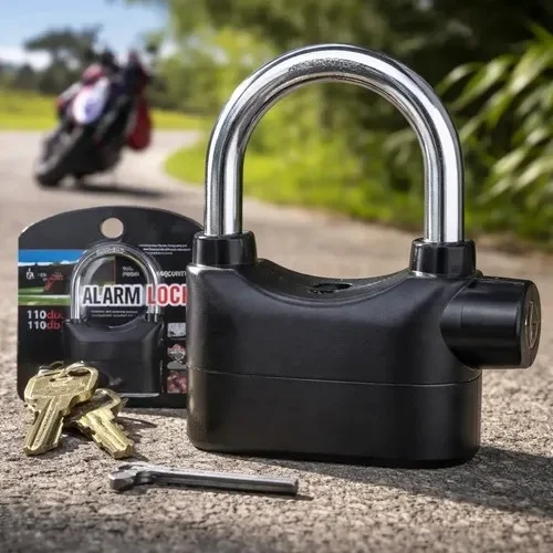 Candado con Alarma para Bici Moto