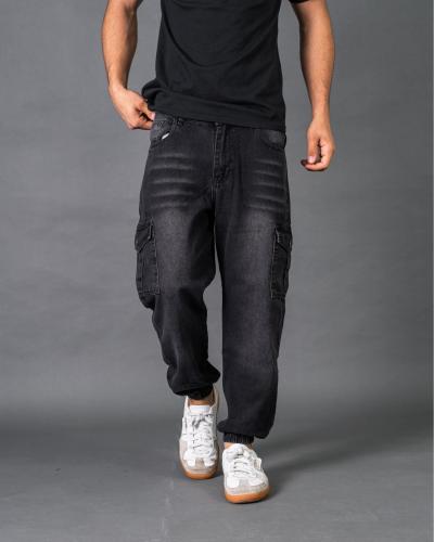 Joggerjean Hombre Gris Cargo