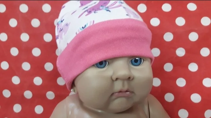 Gorro de Algodón Talle Asta 6 Meses Pack.6 Unidades - Imagen 1