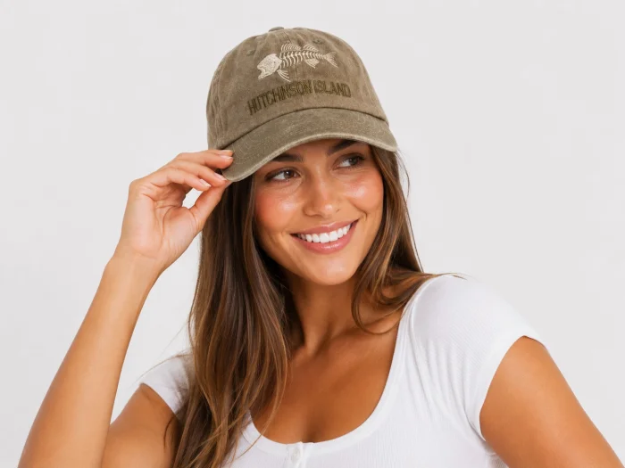 Cap Combinado Vintage con Bordado