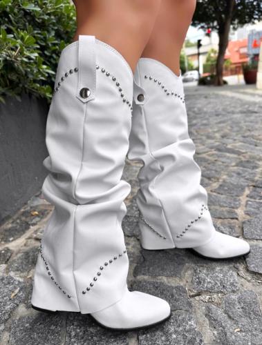 Art Roma Blanco Botas Desmontables