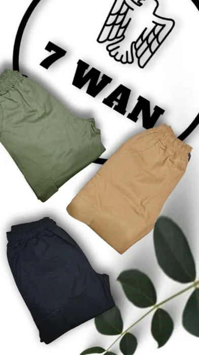 Pantalon Cargo de Gabardina