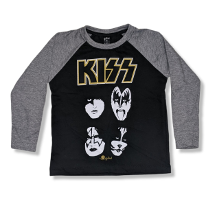 Art 10108 Remera Niño Ml Ranglan Kiss - Miniatura 4