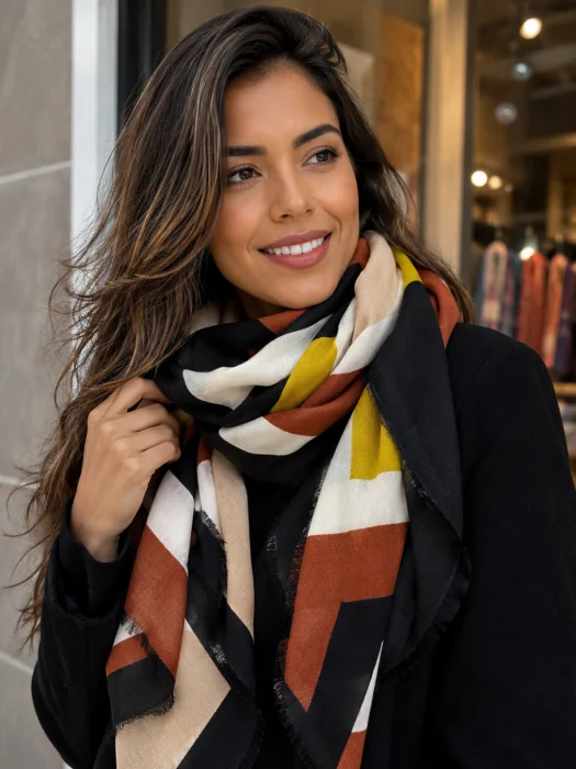 Oferta Liquidación Chalinas Pashmina Cuadradas