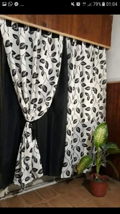 Cortinas de Ambiente Rústico Estampados
