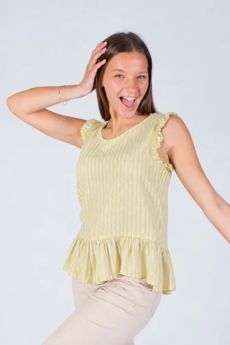 Blusa Lino Estampado del 2 al 8