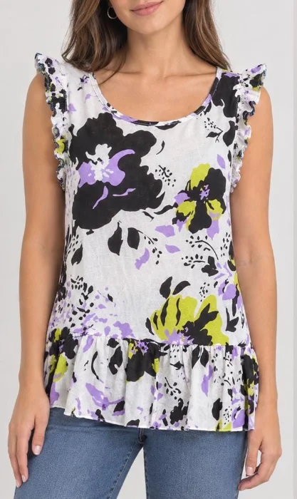 Blusa Lino Estampado del 2 al 8