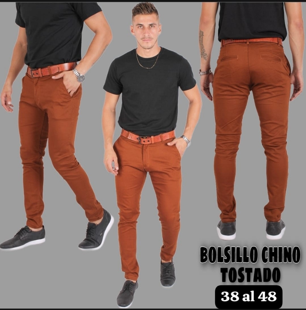 Pantalon Chino Azul y Gris  Escolar Tela Importada X Curva $18,000  X Mayor  $ 19.000 - Imagen 5