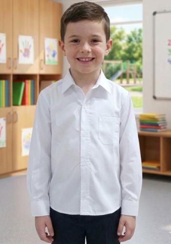 Camisa Blanca Unisex - Miniatura 2