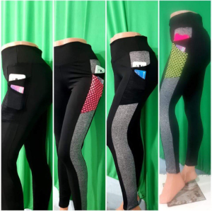 Calza Combinada con Bolsillo