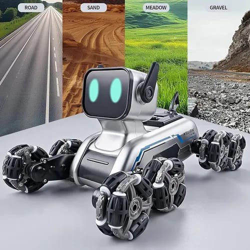 Auto de Jueguete Perro Robot Acrobatico C/control - Imagen 1