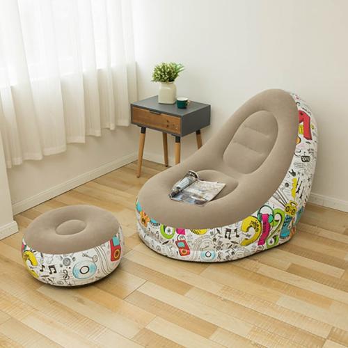 Sillon Inflable Grafiti con Reposapies