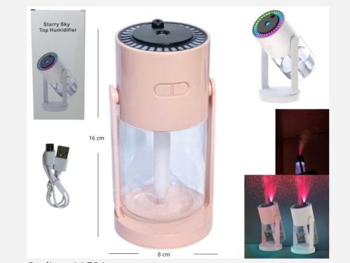 Humidificador-aromatizador con Proyector de Luz