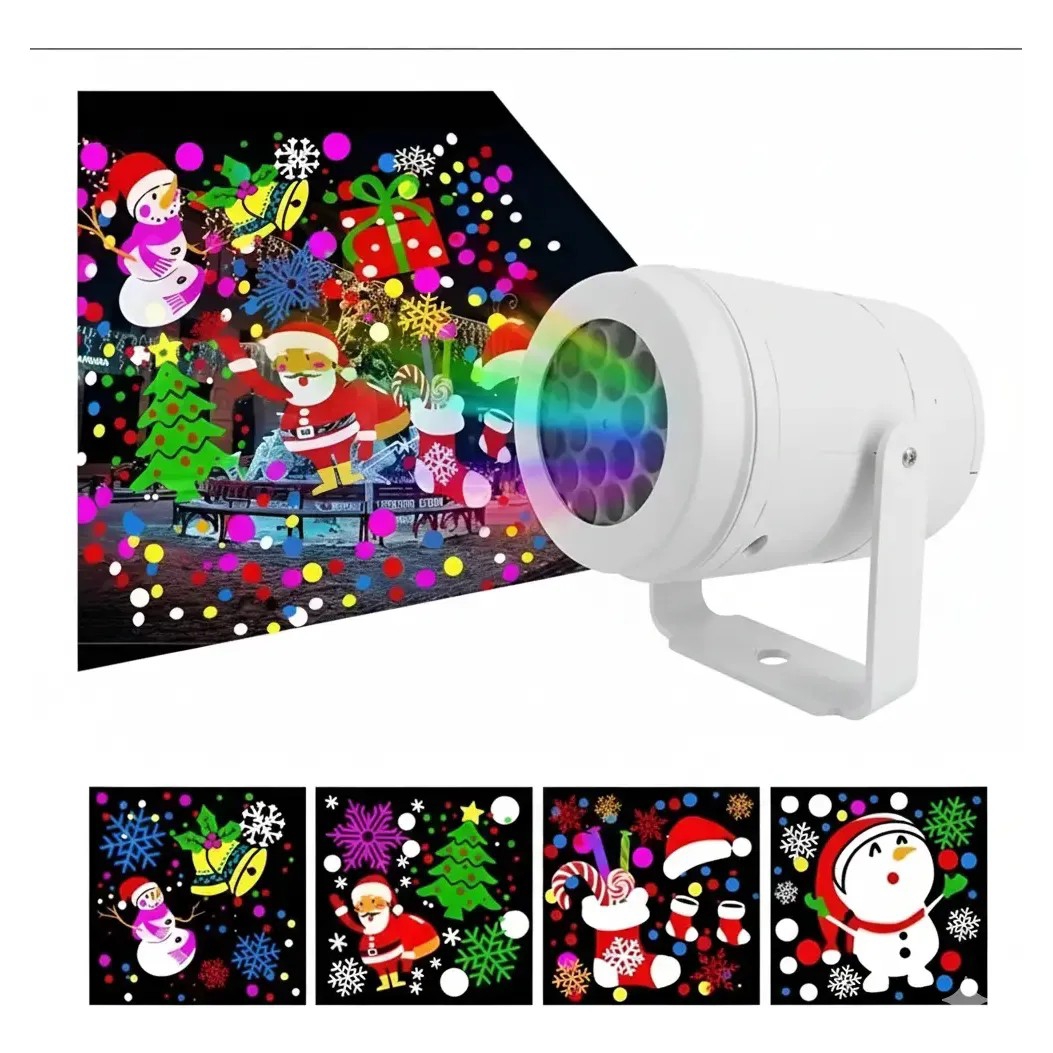 Proyector Navideño con Rotación de Colores - Imagen 2
