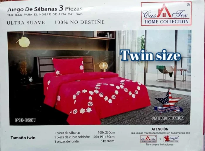 Sábanas Casatex Twin Size