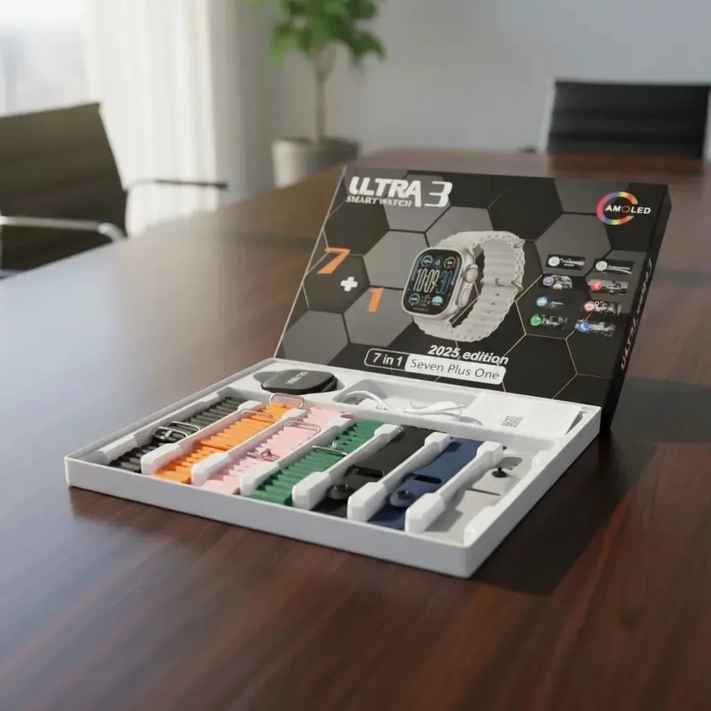 Kit Reloj Smartwatch con 7 Mallas - Imagen 2