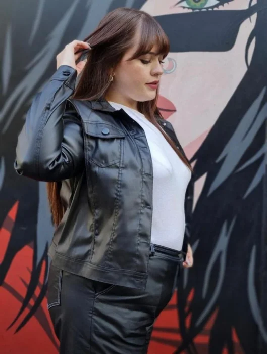 Campera Engomada Black T. e