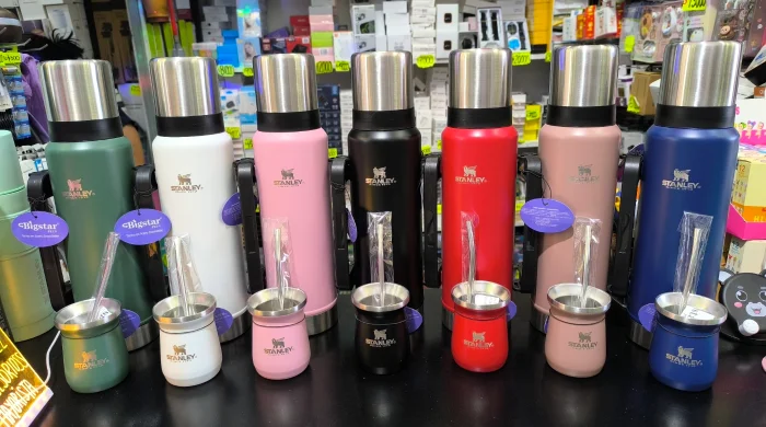 Kit Stanley Termo 1.2l+mate 160ml+bombilla