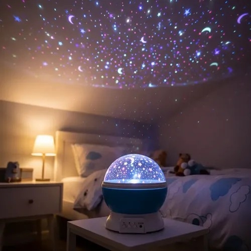 Velador Estrellas y Luna Giratoria 7969 R3486 - Imagen 2