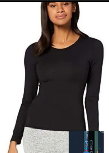 Camiseta Térmica Dama Negro Linda Luna