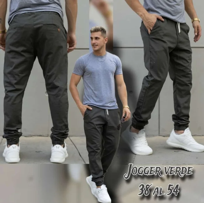Jogger de Gabardina