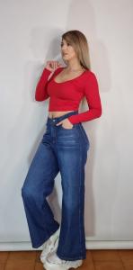 Jeans Wide Leg (rígido) - Miniatura 4