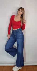 Jeans Wide Leg (rígido) - Miniatura 2