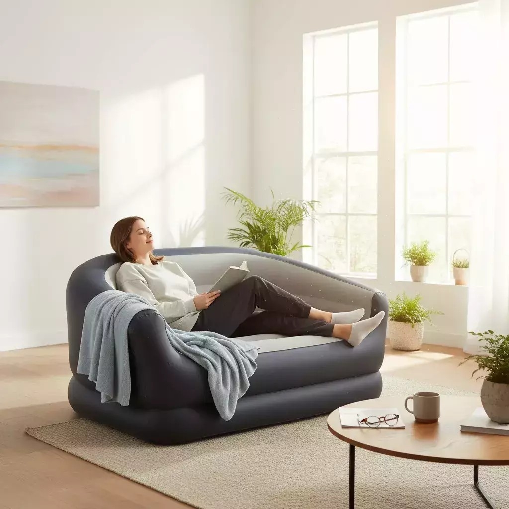 Sofa Doble Inflable Familiar - Imagen 4