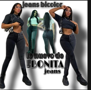 Jeans Bicolor