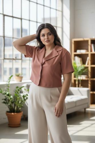 Blusa Atena de Scuba Crep