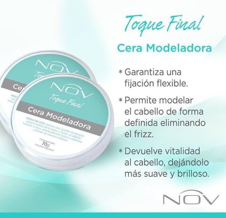 Nov Cera Capilar de 70g. Barbería Peluquería - Imagen 3