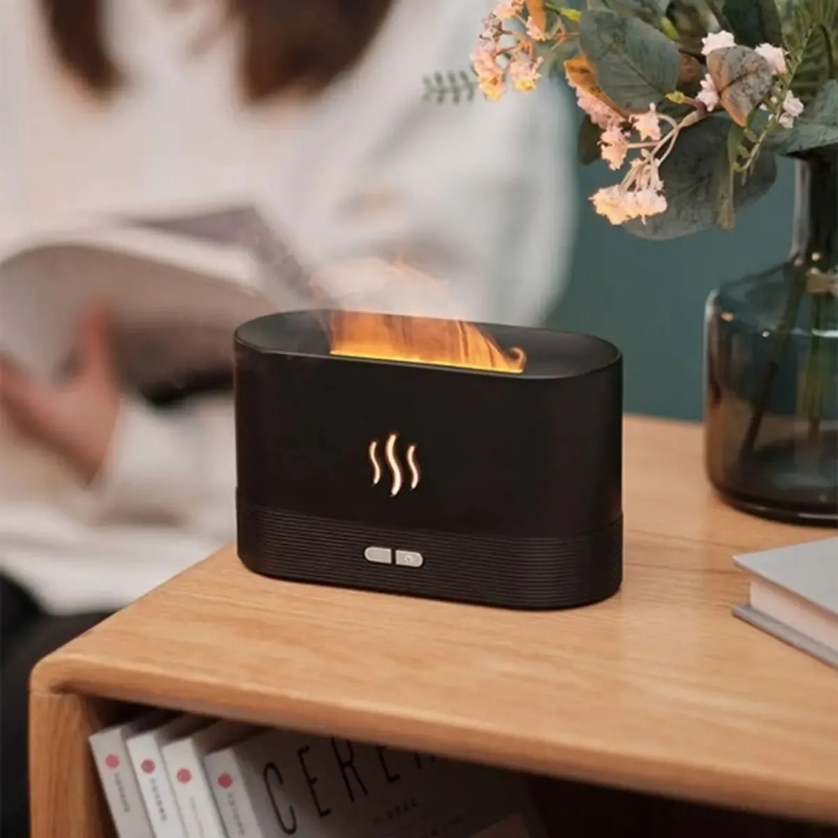 Humidificador Difusor de Aromas Efecto Fuego Intensidades - Imagen 3