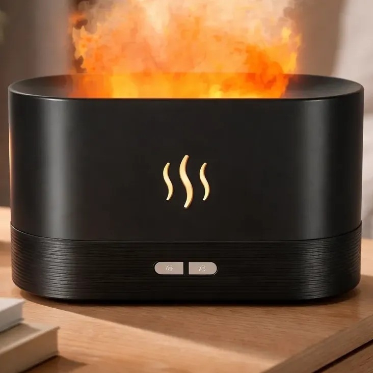 Humidificador Difusor de Aromas Efecto Fuego Intensidades - Imagen 4