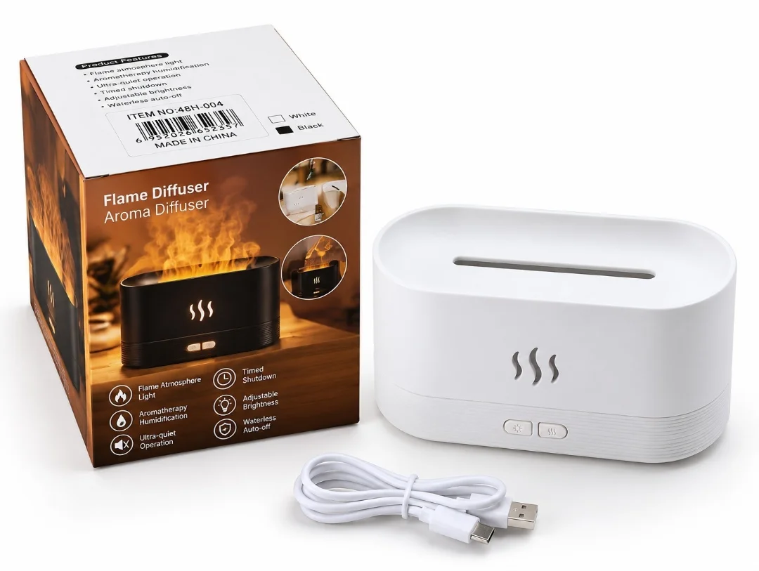 Humidificador Difusor de Aromas Efecto Fuego Intensidades - Imagen 5