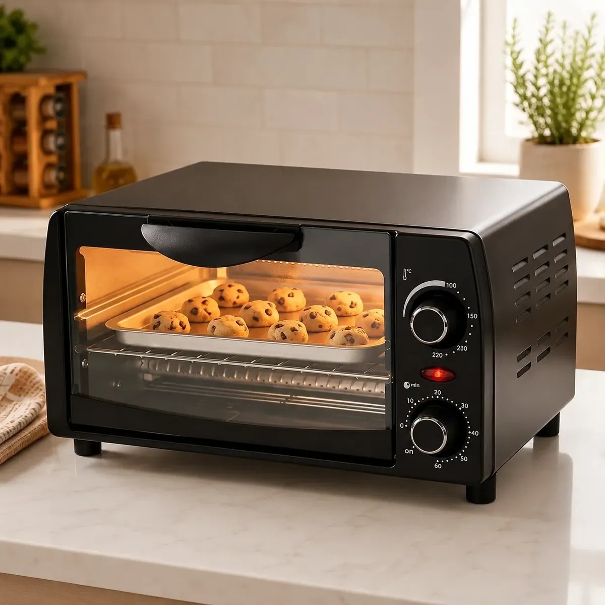 Horno Electrico 1050w Temporizador de 30 Min - Imagen 3