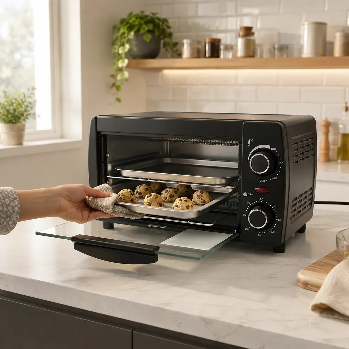 Horno Electrico 1050w Temporizador de 30 Min - Imagen 5