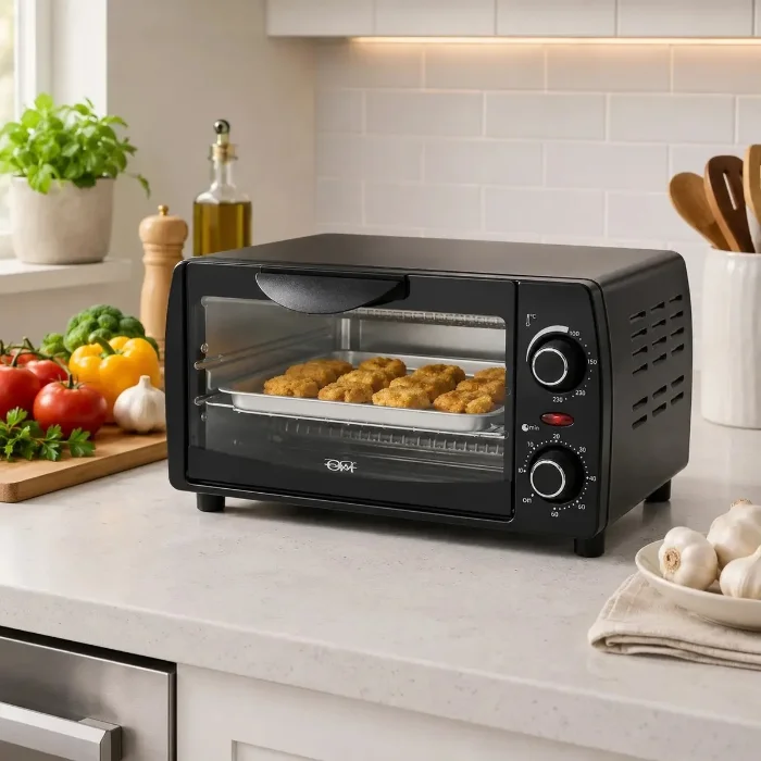 Horno Electrico 1050w Temporizador de 30 Min